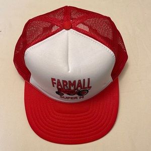 Vintage 90s Farmall Tractor SnapBack baseball hat